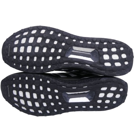 Adidas Men's Ultra Gray/Silver Chrome‎ Boost Running Shoes Size 18 - Picture 6 of 9